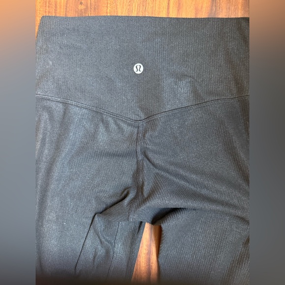 Lululemon Align Ribbed High-Rise Pant 28" Shine Size 8 - Picture 5 of 8
